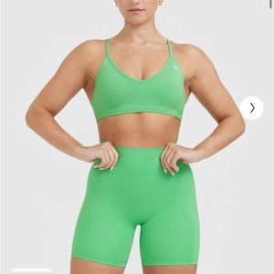 NWT Oner Active TIMELESS STRAPPY BRALETTE Jade S